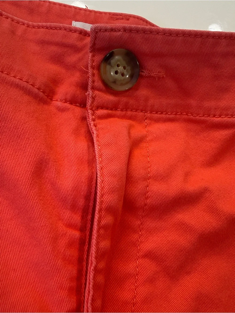LOFT Coral The Monroe 4” Short Cotton Blend Bermuda Shorts Womens Size 4